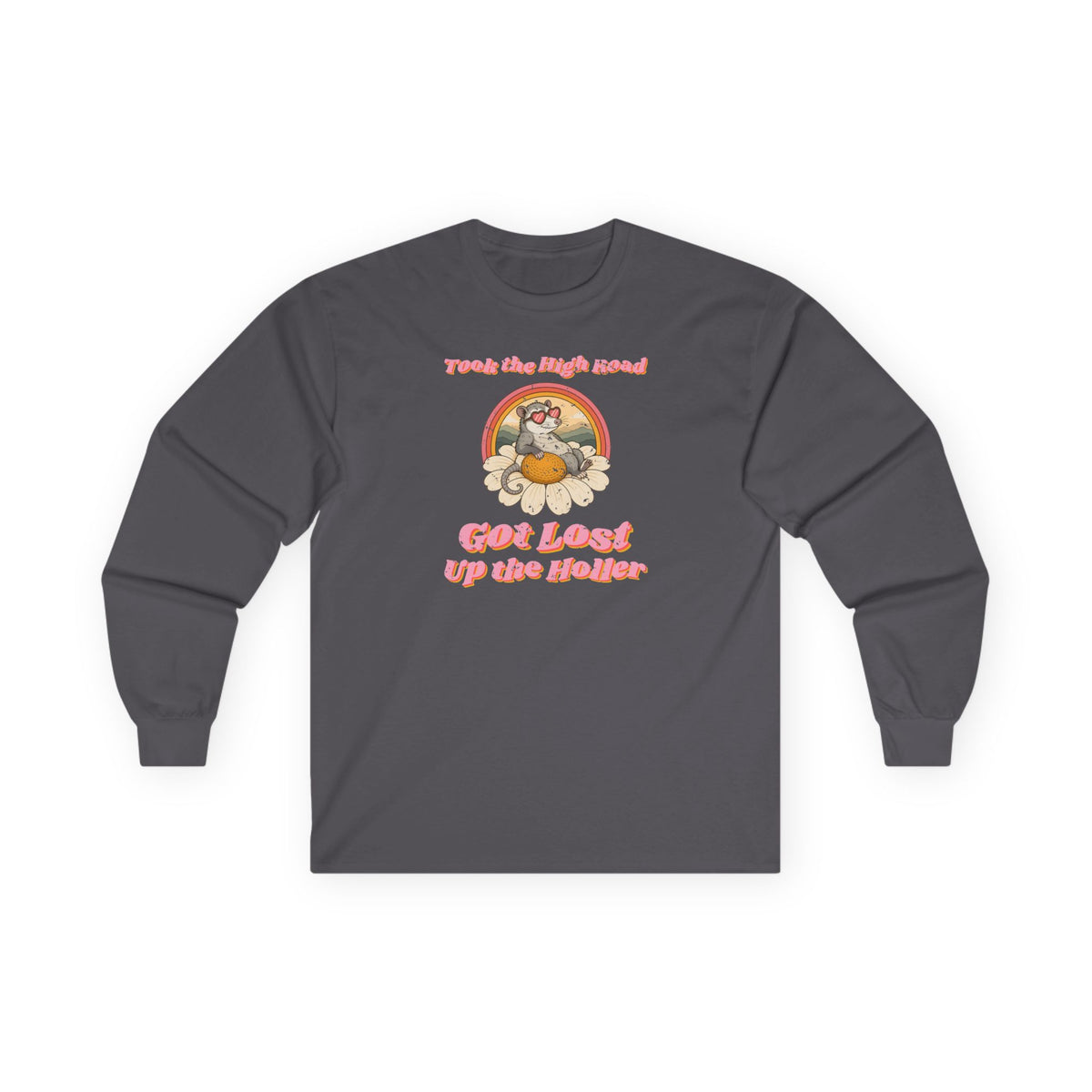 Took the High Road Got Lost Up the Holler Long Sleeve Tee – Back Porch Sass