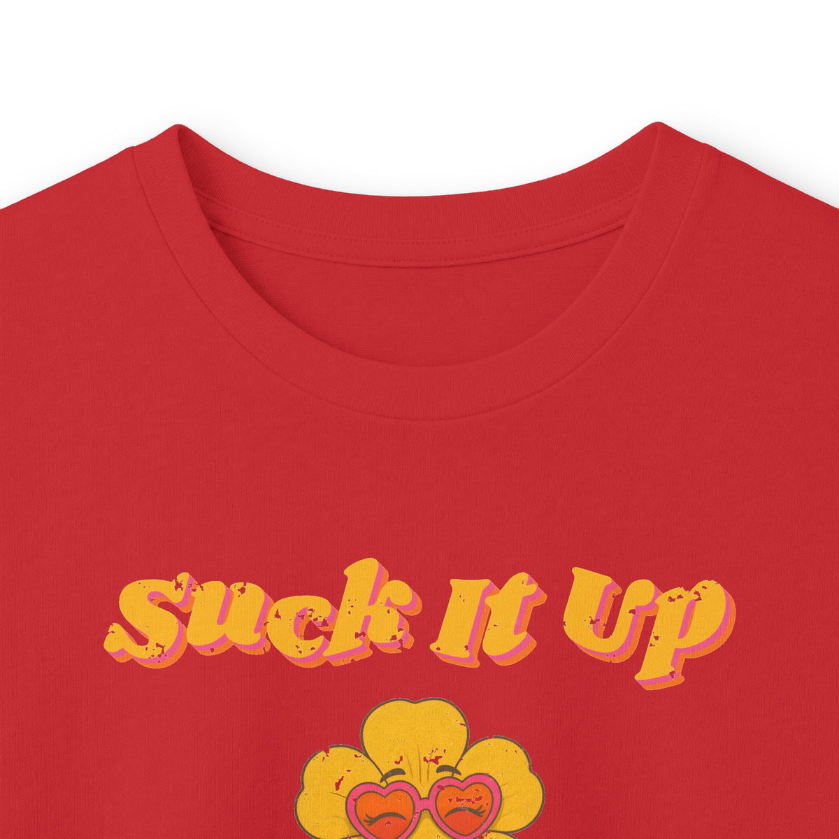 Suck It Up Buttercup Retro Groovy Long Sleeve Tee – Back Porch Sass