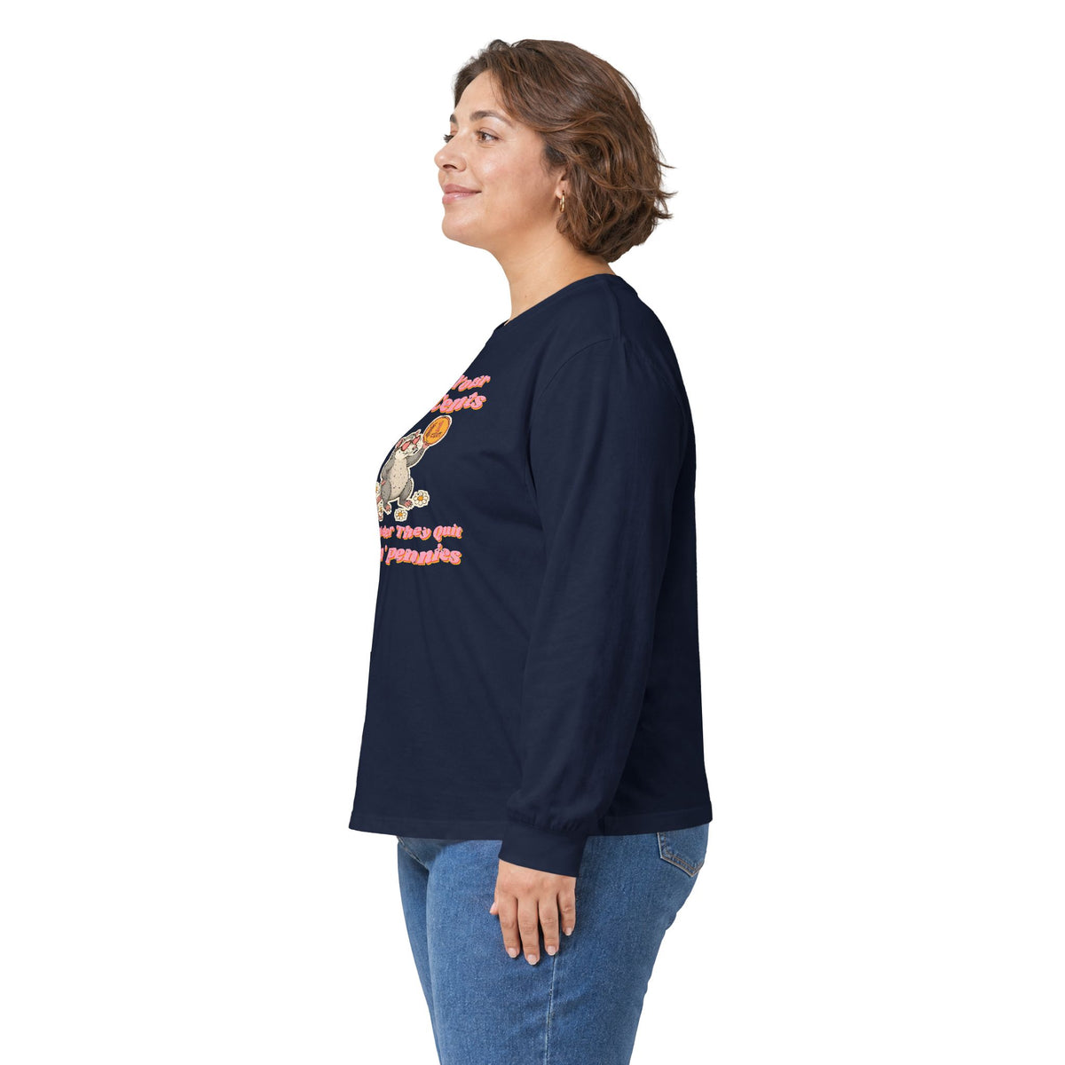 Bless Your Two Cents Possum Long Sleeve Tee – Back Porch Sass