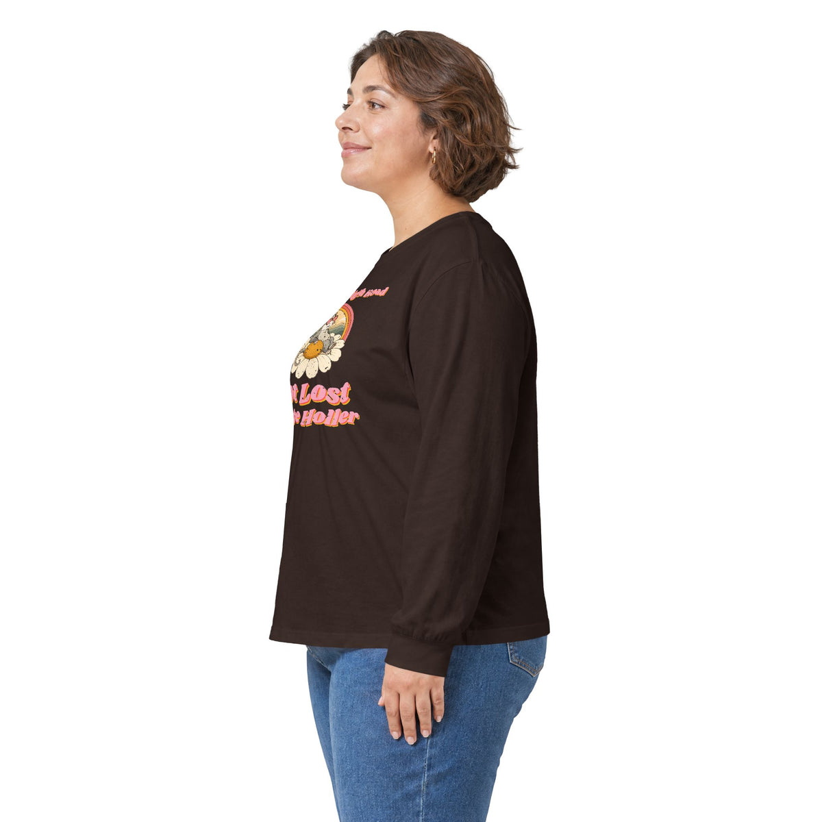 Took the High Road Got Lost Up the Holler Long Sleeve Tee – Back Porch Sass