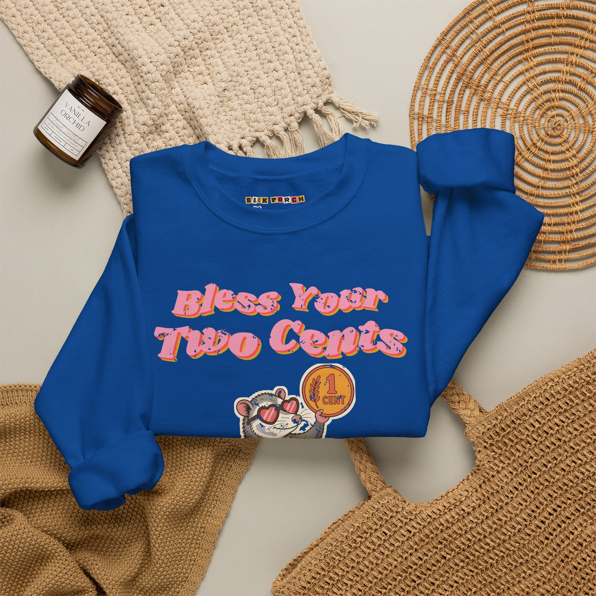 Bless Your Two Cents Possum Sweatshirt – Back Porch Sass
