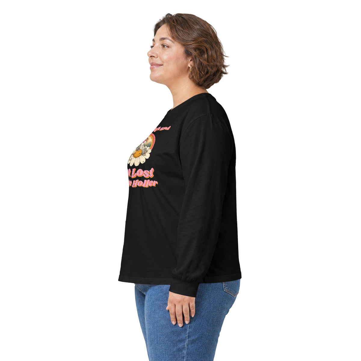 Took the High Road Got Lost Up the Holler Long Sleeve Tee – Back Porch Sass
