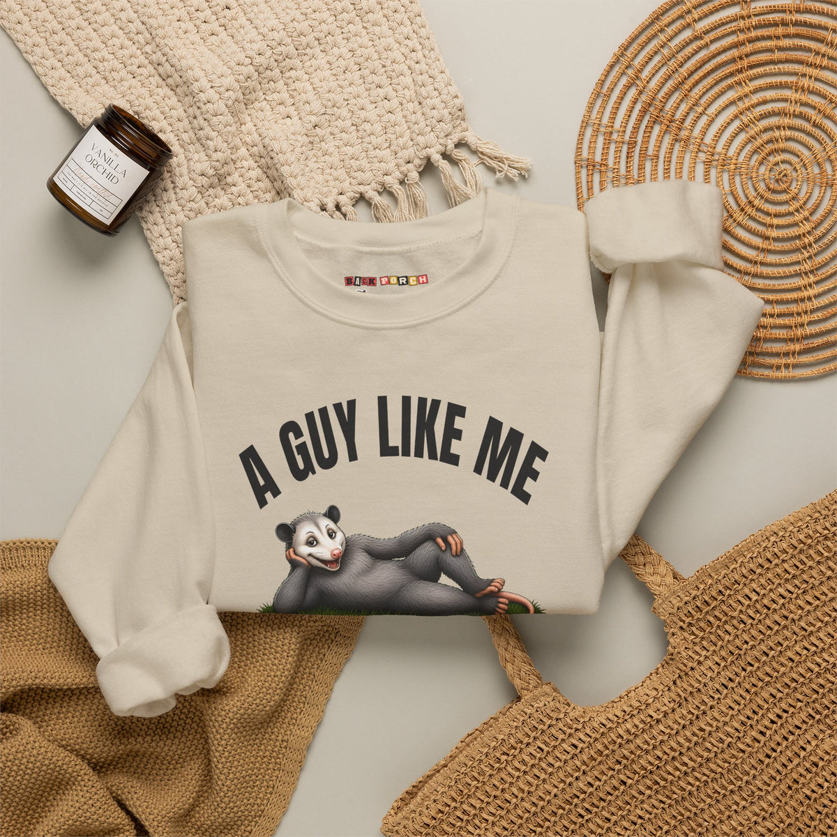A Guy Like Me Is Hard to Find - Carl the Possum Sweatshirt