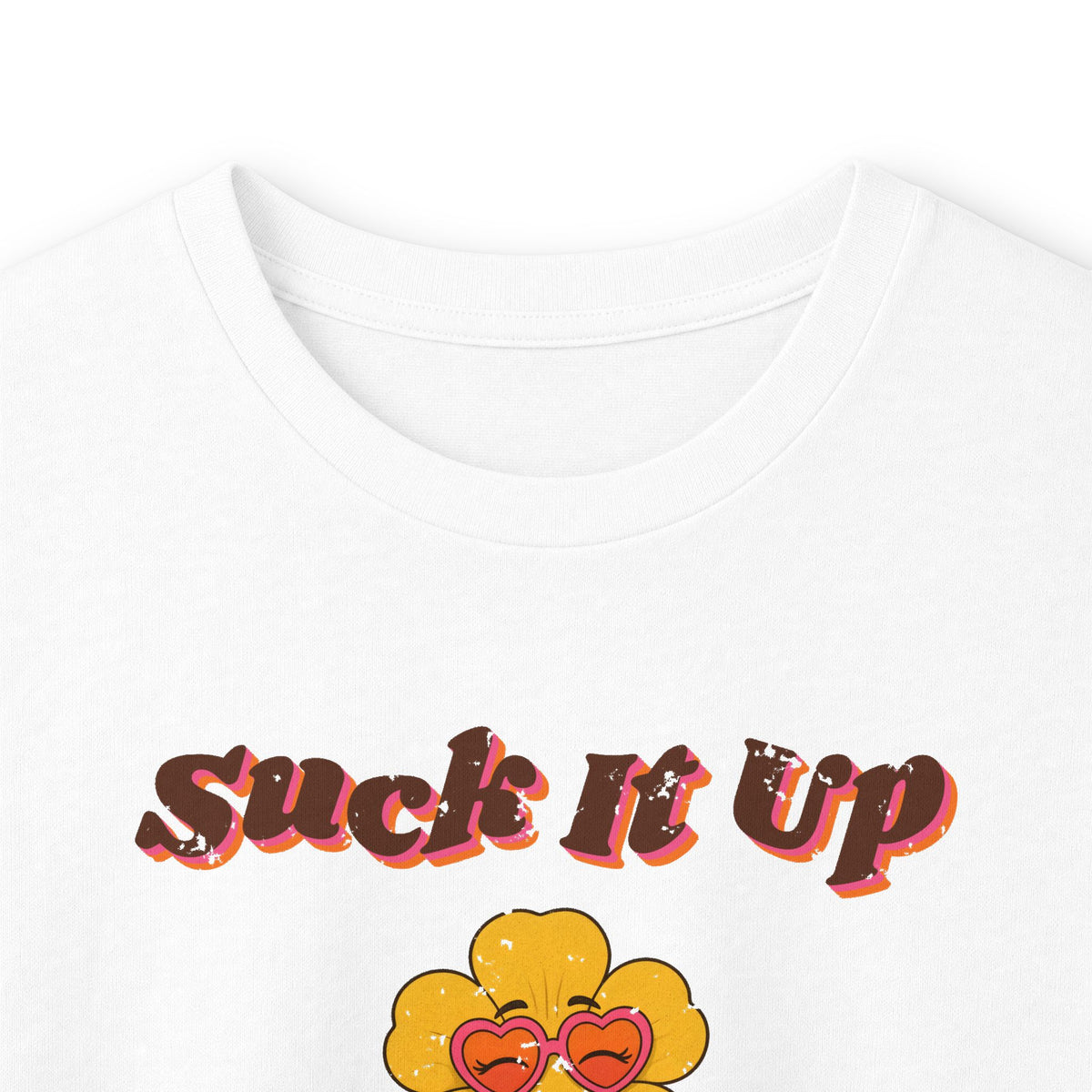 Suck It Up Buttercup Retro Groovy Long Sleeve Tee – Back Porch Sass