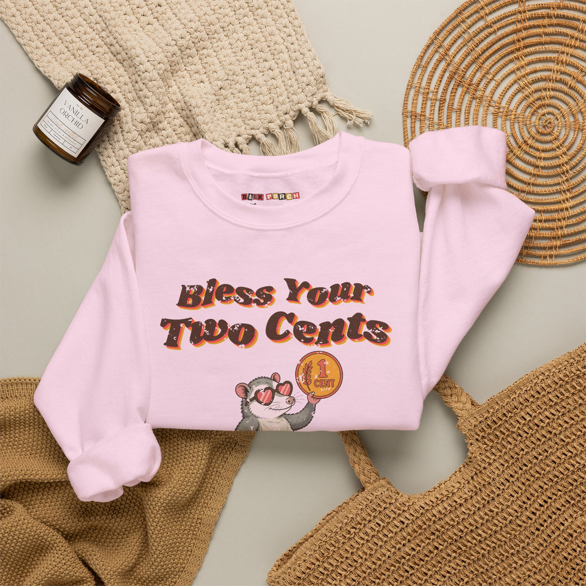 Bless Your Two Cents Possum Sweatshirt – Back Porch Sass