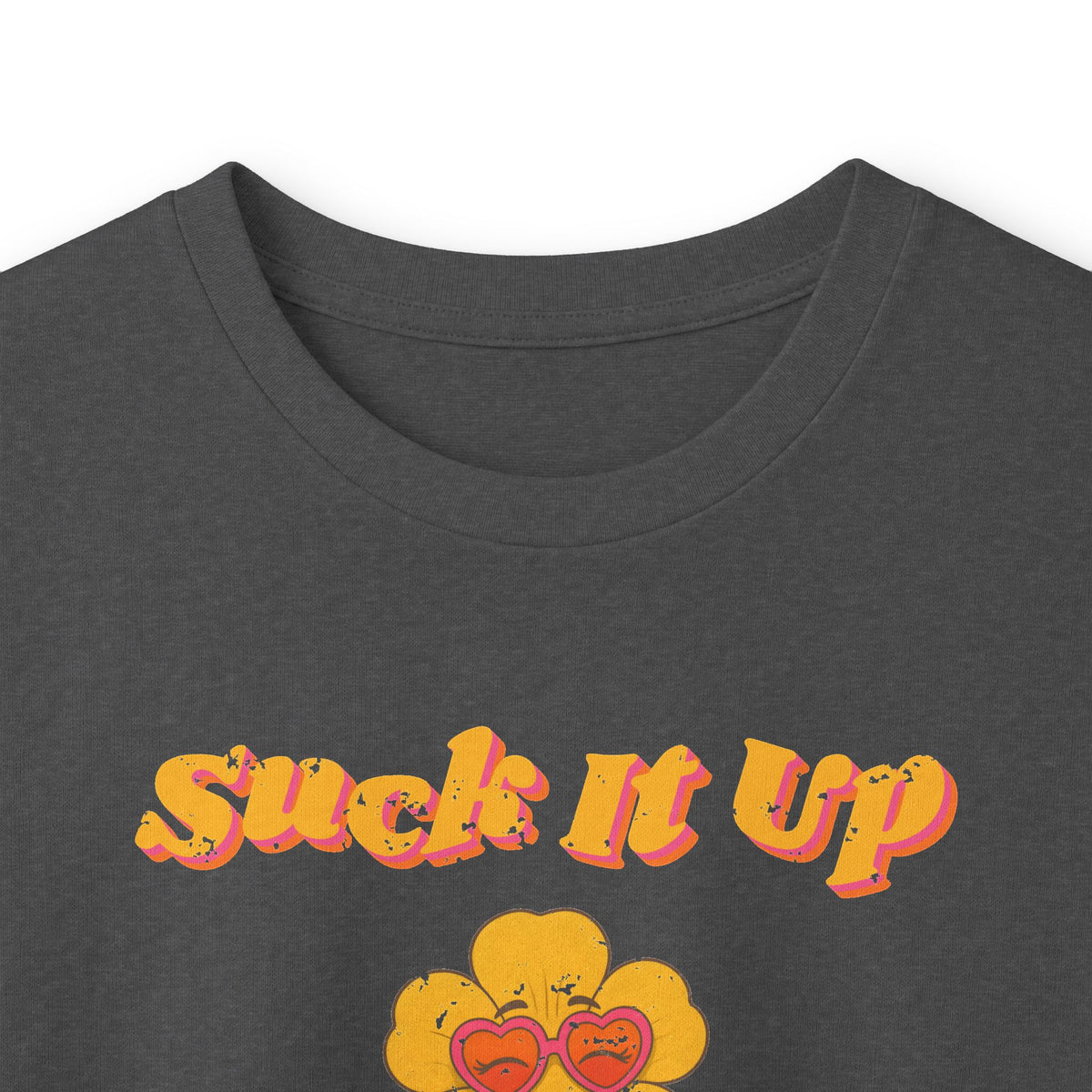 Suck It Up Buttercup Retro Groovy Long Sleeve Tee – Back Porch Sass