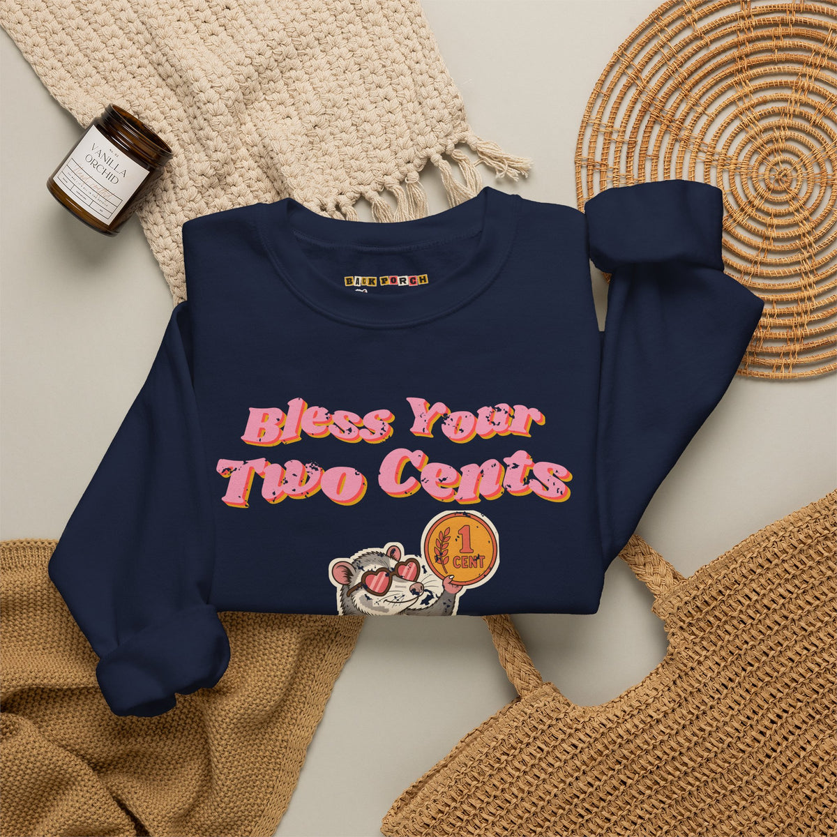 Bless Your Two Cents Possum Sweatshirt – Back Porch Sass