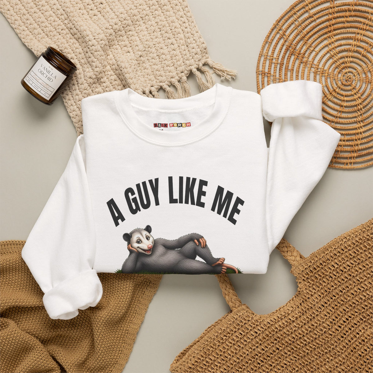 A Guy Like Me Is Hard to Find - Carl the Possum Sweatshirt