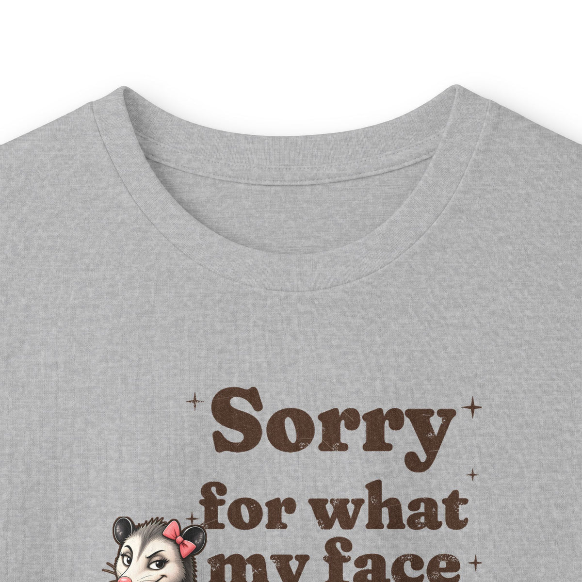 Sorry For What My Face Said Long Sleeve Tee
