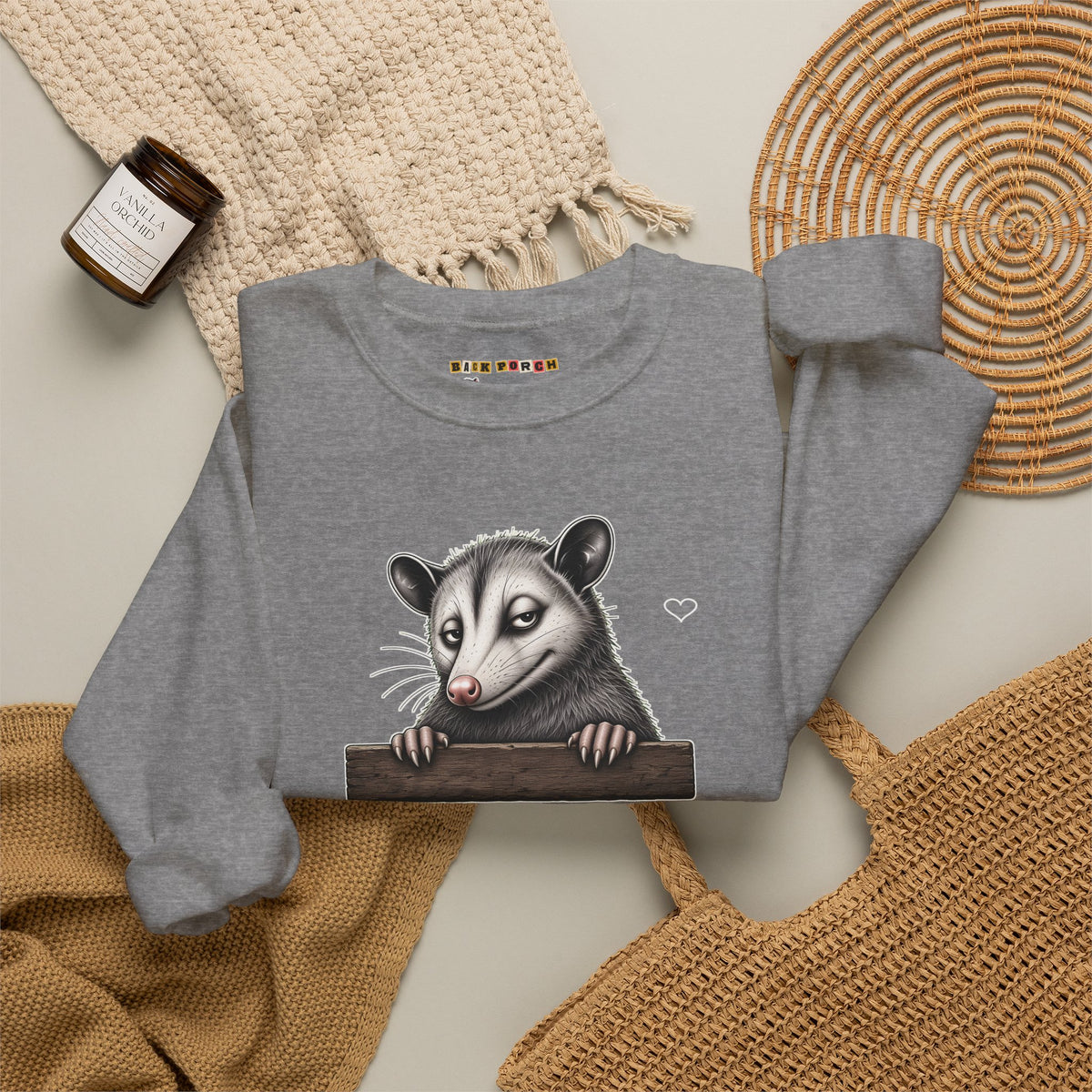 Y'all Need Jesus Side-Eye Possum Sweatshirt
