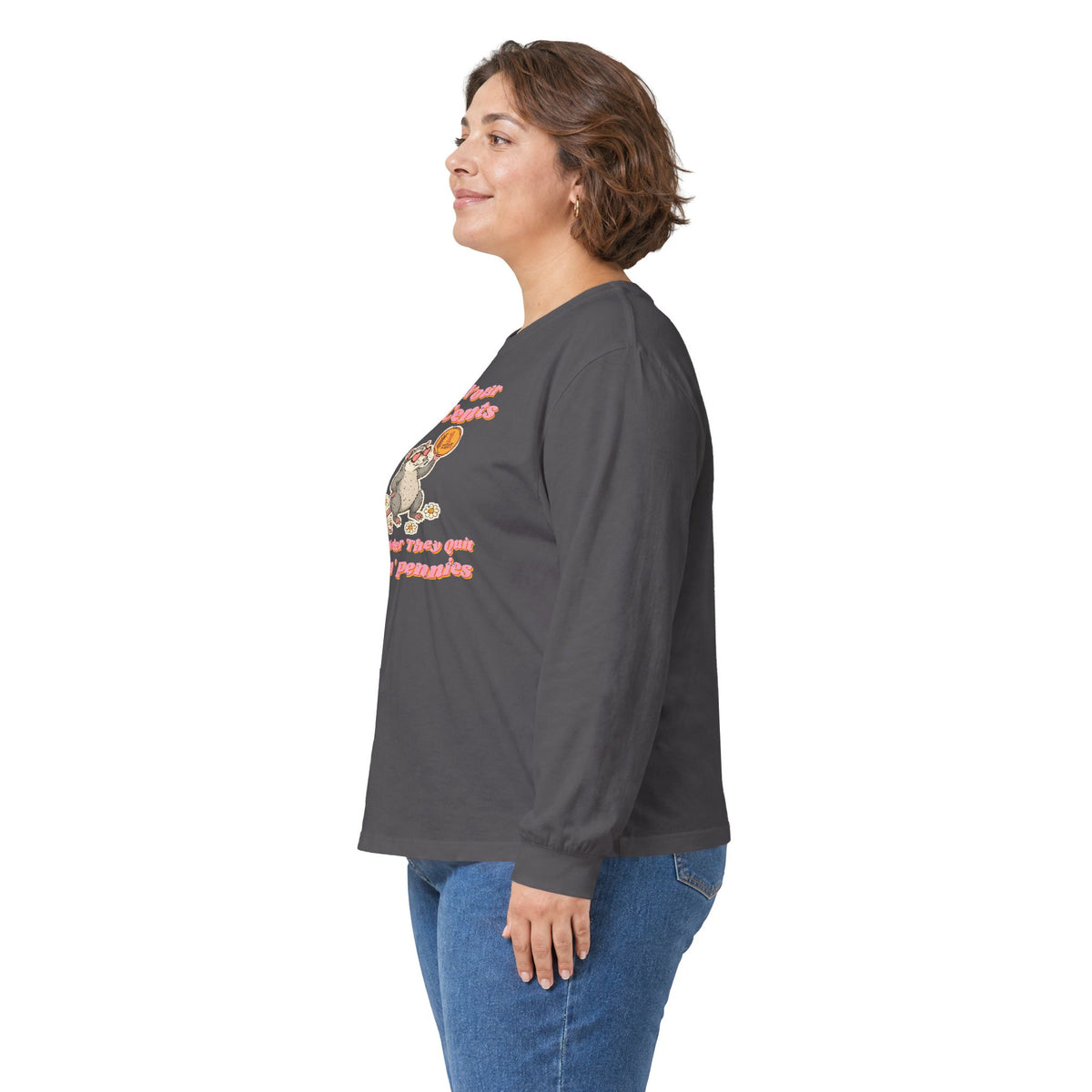 Bless Your Two Cents Possum Long Sleeve Tee – Back Porch Sass