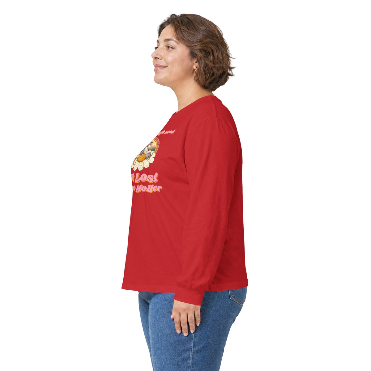 Took the High Road Got Lost Up the Holler Long Sleeve Tee – Back Porch Sass