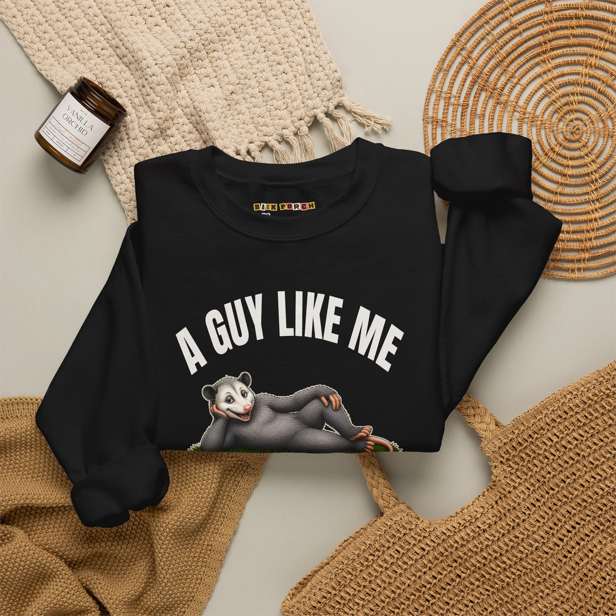 A Guy Like Me Is Hard to Find - Carl the Possum Sweatshirt