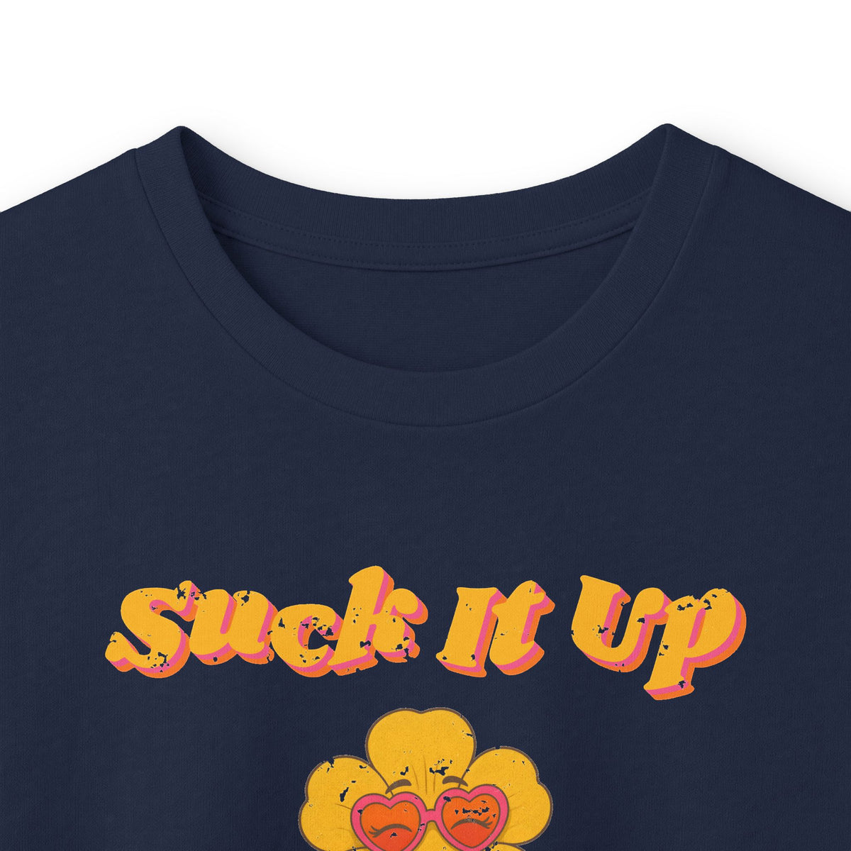 Suck It Up Buttercup Retro Groovy Long Sleeve Tee – Back Porch Sass