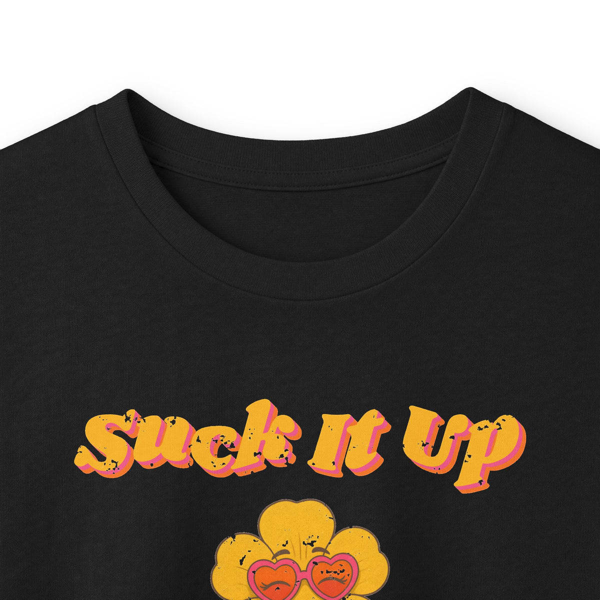 Suck It Up Buttercup Retro Groovy Long Sleeve Tee – Back Porch Sass