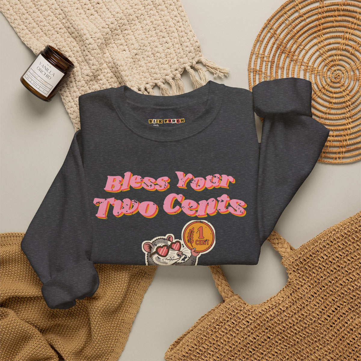 Bless Your Two Cents Possum Sweatshirt – Back Porch Sass