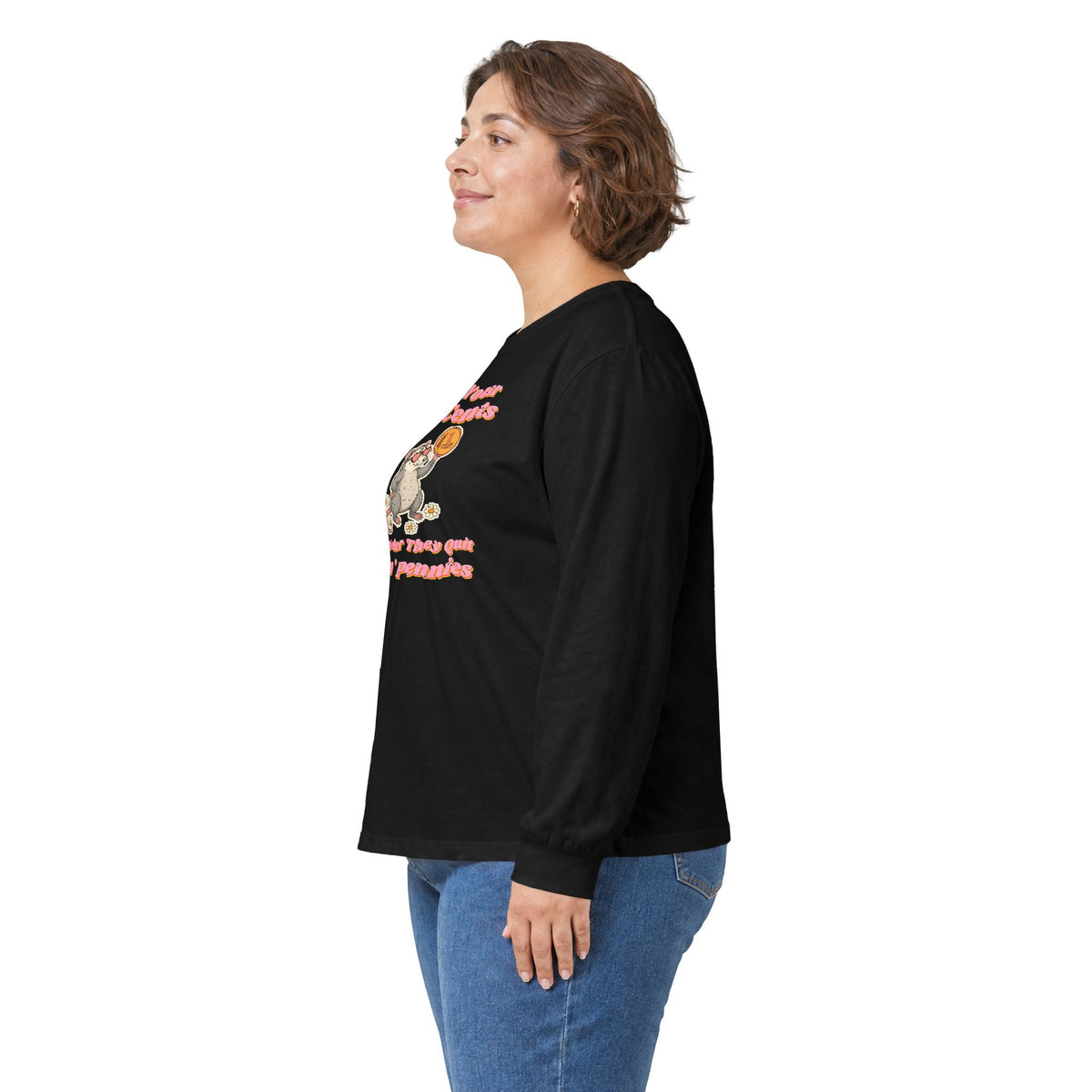 Bless Your Two Cents Possum Long Sleeve Tee – Back Porch Sass