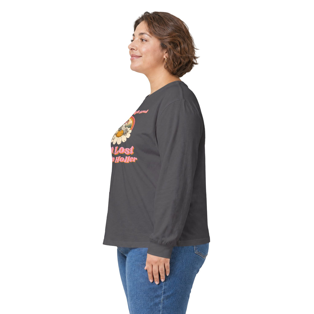 Took the High Road Got Lost Up the Holler Long Sleeve Tee – Back Porch Sass