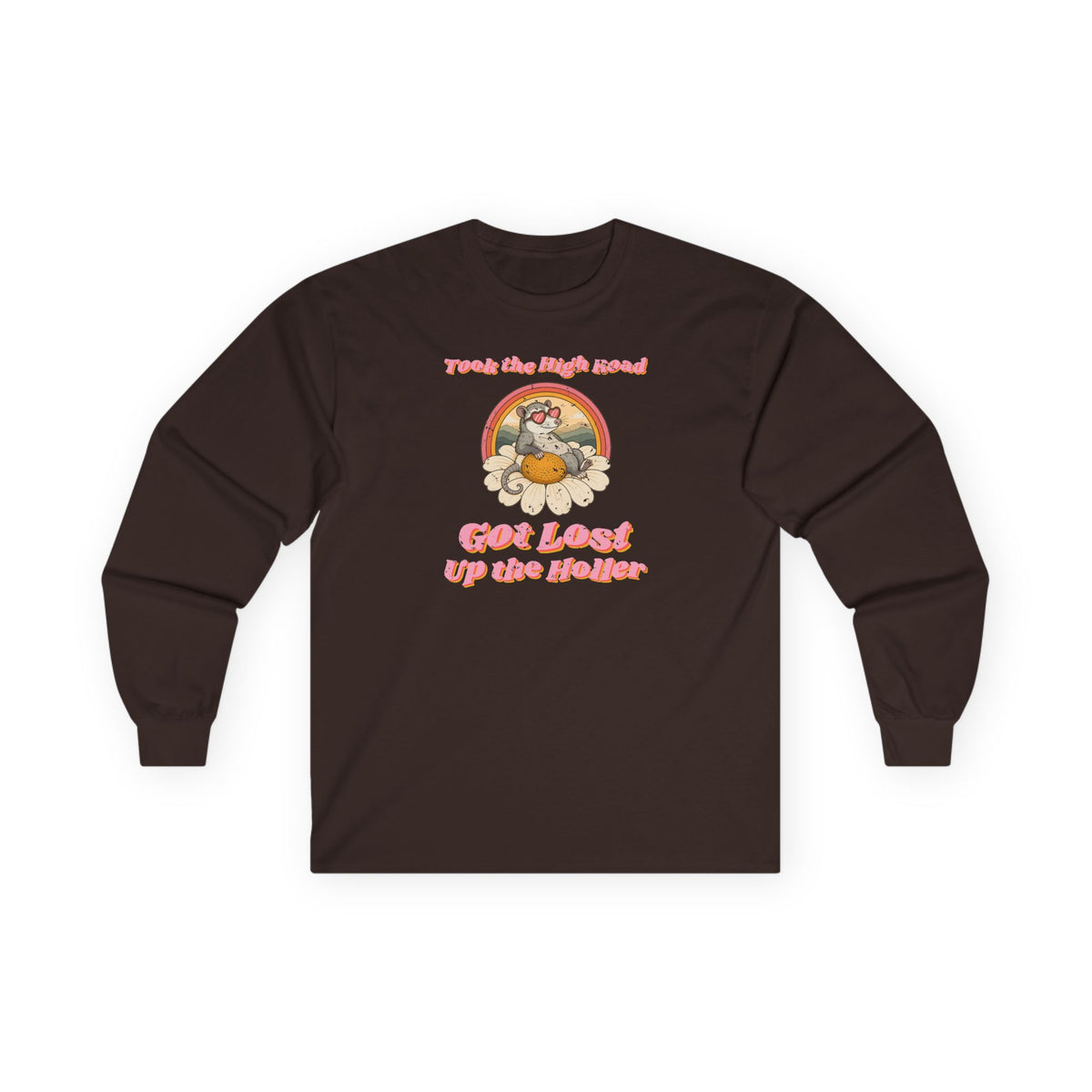 Took the High Road Got Lost Up the Holler Long Sleeve Tee – Back Porch Sass