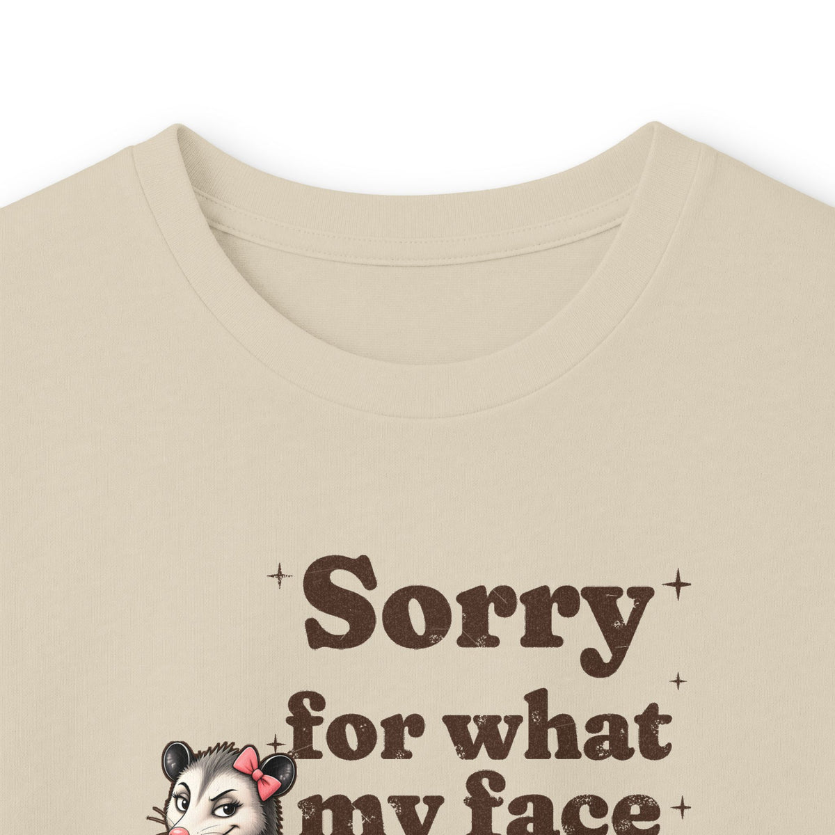 Sorry For What My Face Said Long Sleeve Tee