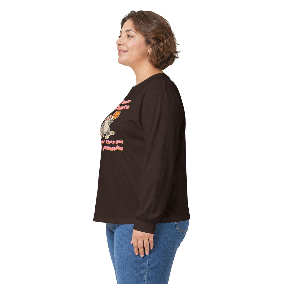 Bless Your Two Cents Possum Long Sleeve Tee – Back Porch Sass