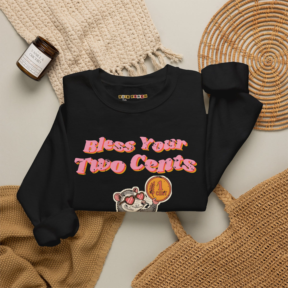 Bless Your Two Cents Possum Sweatshirt – Back Porch Sass