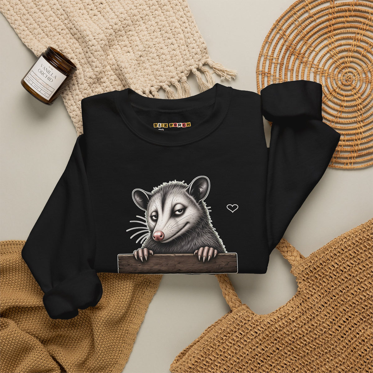 Y'all Need Jesus Side-Eye Possum Sweatshirt