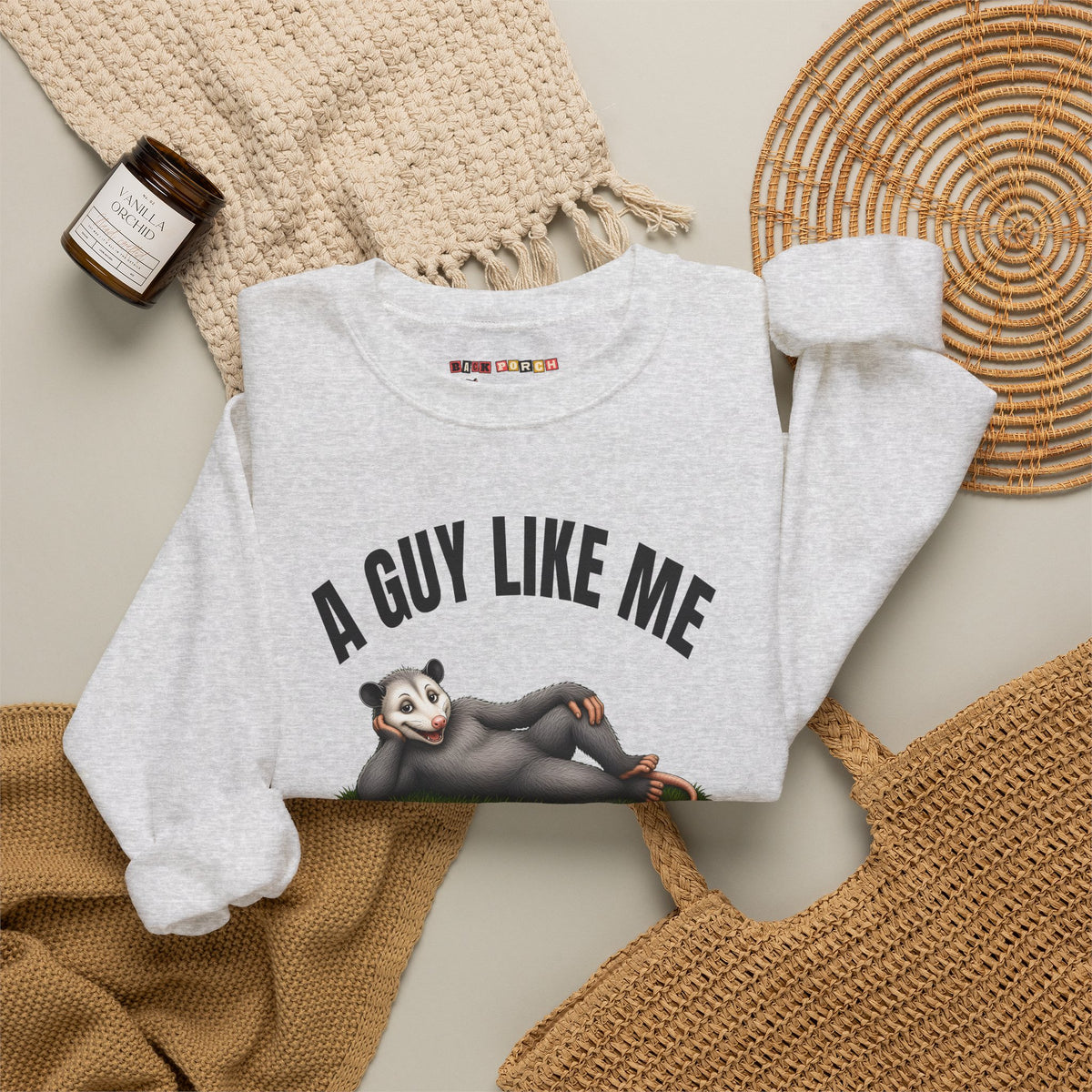 A Guy Like Me Is Hard to Find - Carl the Possum Sweatshirt
