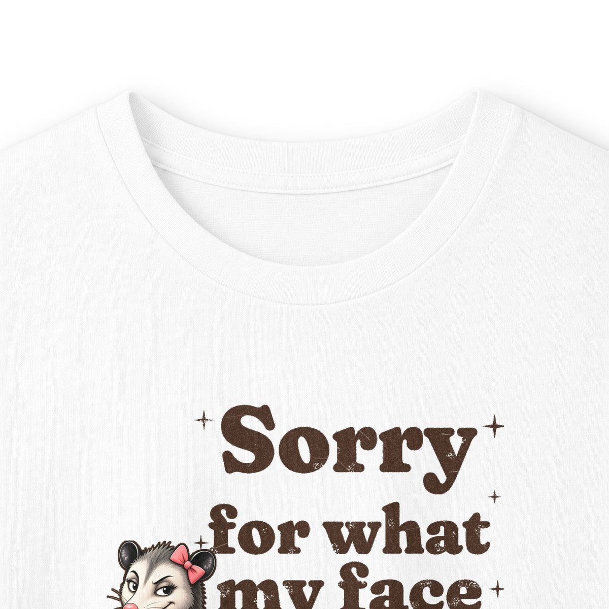 Sorry For What My Face Said Long Sleeve Tee