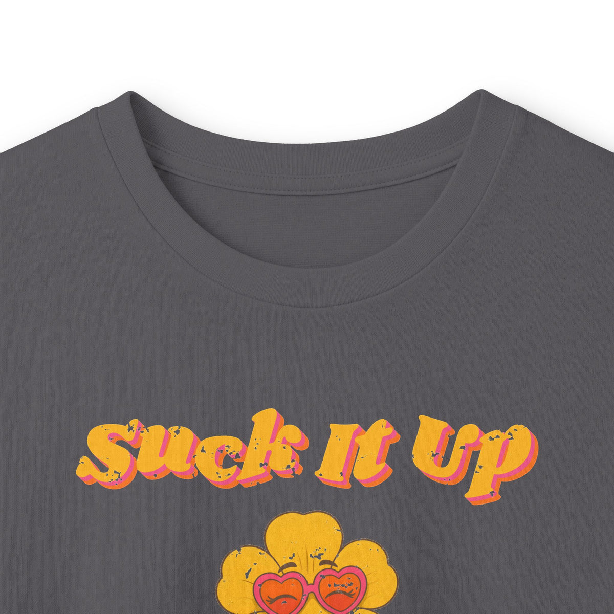 Suck It Up Buttercup Retro Groovy Long Sleeve Tee – Back Porch Sass