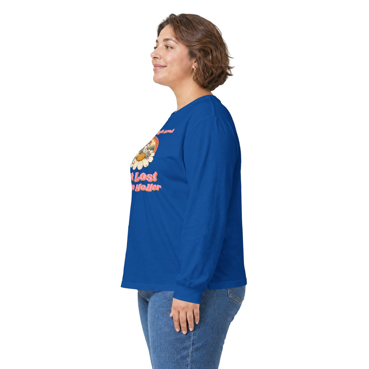 Took the High Road Got Lost Up the Holler Long Sleeve Tee – Back Porch Sass