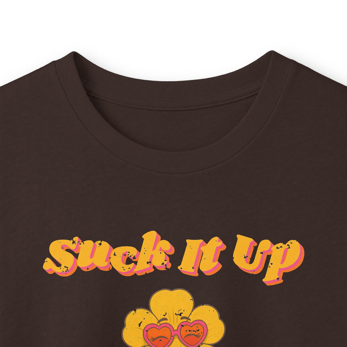 Suck It Up Buttercup Retro Groovy Long Sleeve Tee – Back Porch Sass