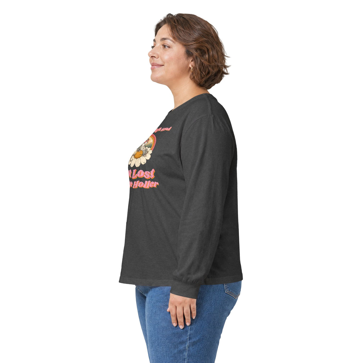 Took the High Road Got Lost Up the Holler Long Sleeve Tee – Back Porch Sass