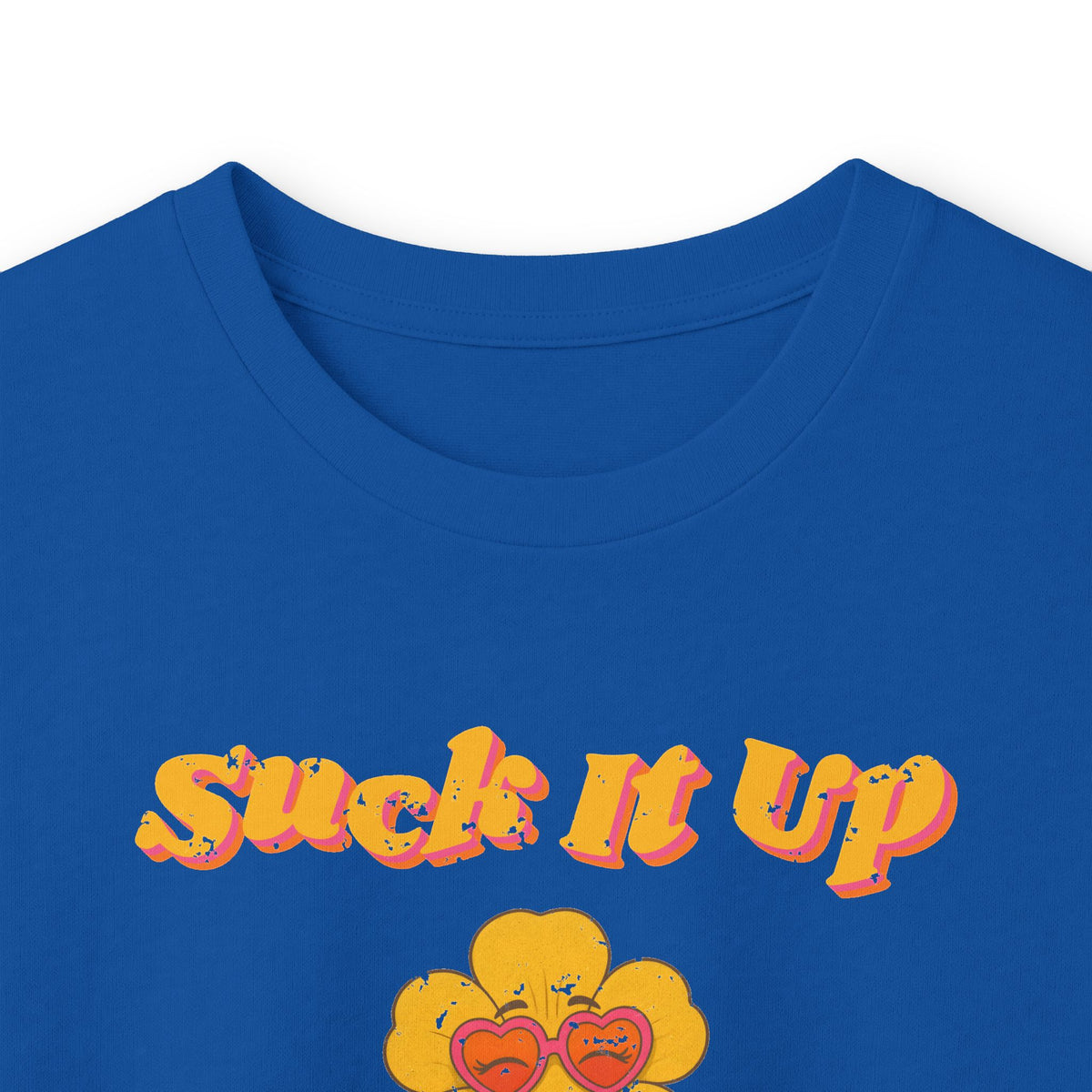 Suck It Up Buttercup Retro Groovy Long Sleeve Tee – Back Porch Sass