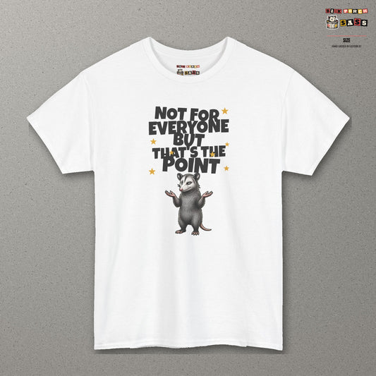Not For Everyone But That's The Point - Carl Tee – White – front