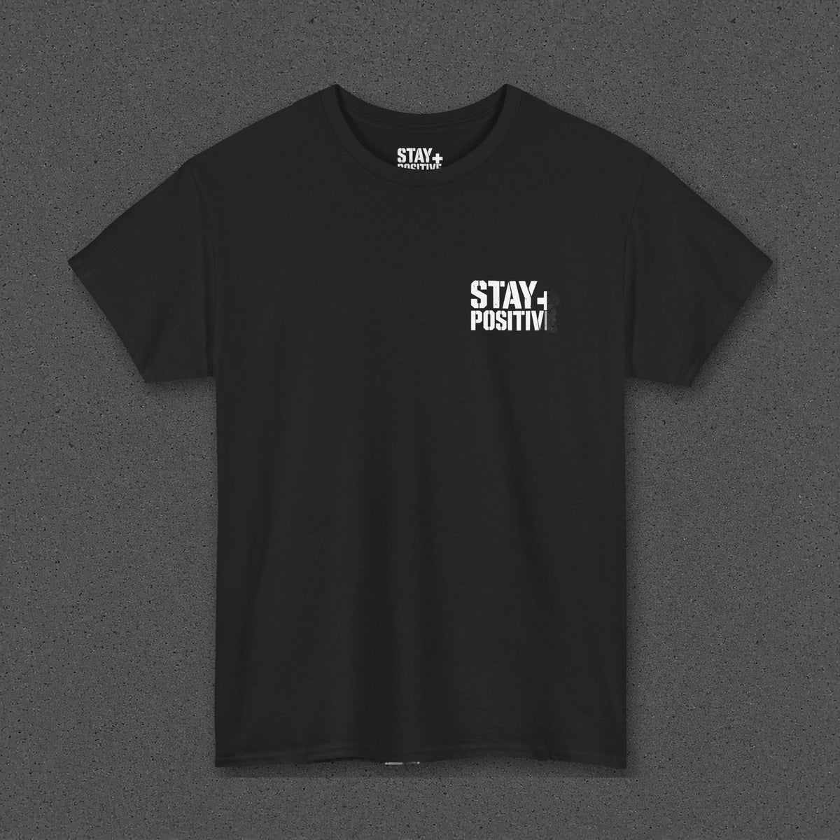 No Struggle No Strength Tee – Stay Positive – Black – front